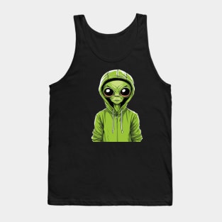 This Is My Human Custome I'm Really An Alien Tank Top